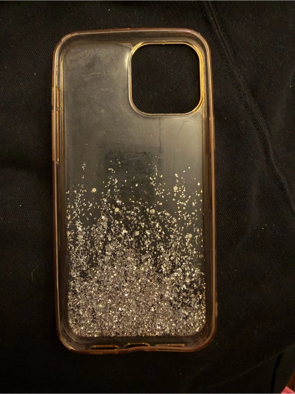 2 Pack - iPhone 11 Cases Purple & Clear Glitter